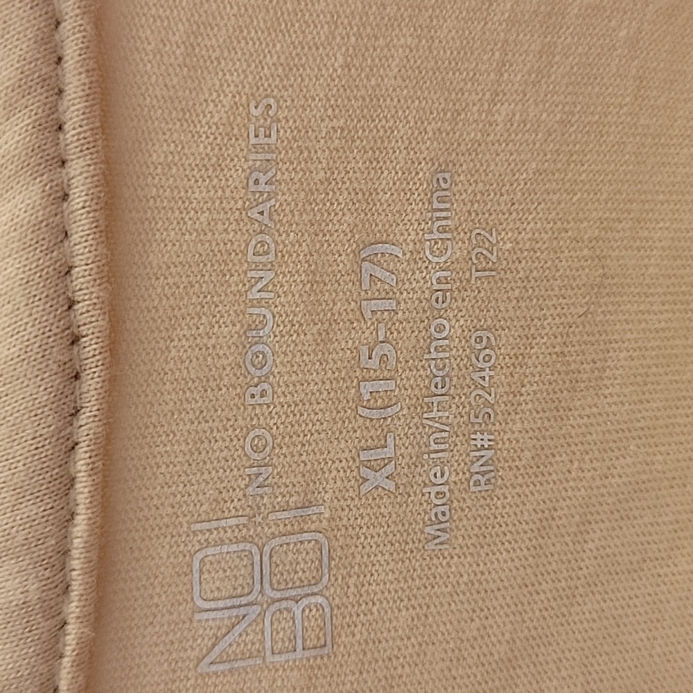 No Boundaries Beige Long Sleeve Shirt - Picture 2 of 4